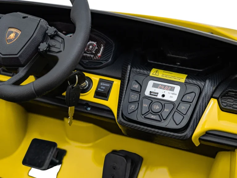 Lamborghini Revuelto Xl Strong žuto Auto Na Akumulator 16