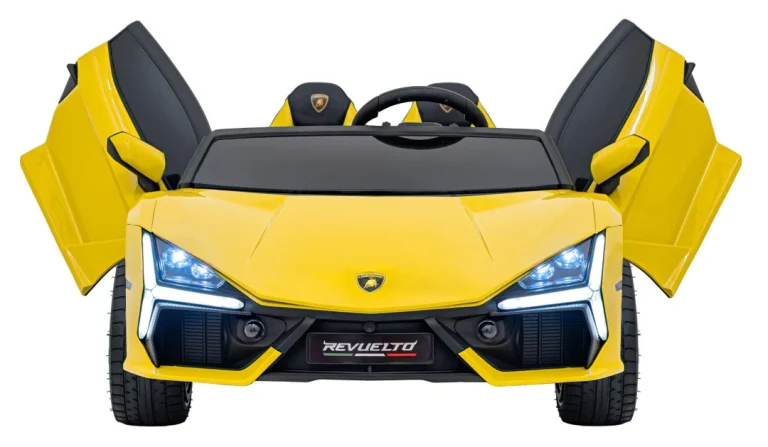 Lamborghini Revuelto Xl Strong žuto Auto Na Akumulator 4