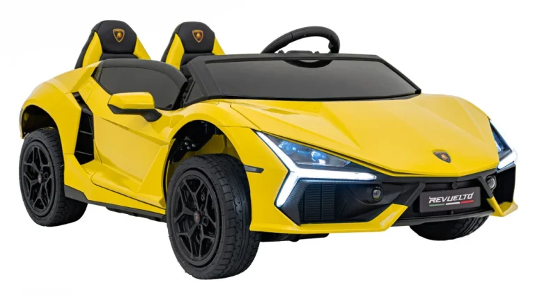 Lamborghini Revuelto Xl Strong žuto Auto Na Akumulator 6