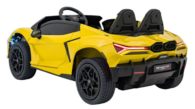 Lamborghini Revuelto Xl Strong žuto Auto Na Akumulator 9