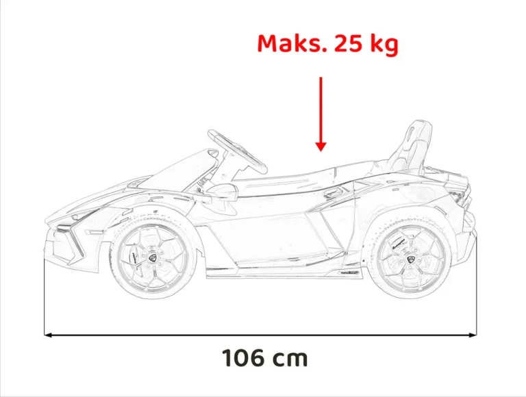 Lamborghini Revuelto Vozilo Na Akumulator, Crveno 3