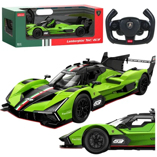 Lamborghini Sc63 Rc Trkaći Automobil Rastar, Zelena, 1:14 1