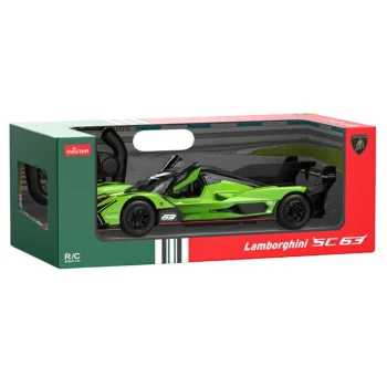Lamborghini Sc63 Rc Trkaći Automobil Rastar, Zelena, 1:14 5