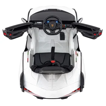 Lamborghini Sian Dječja Autosjedalica Na Baterije Bijela + Daljinski Upravljač + Eva + Spori Start 17