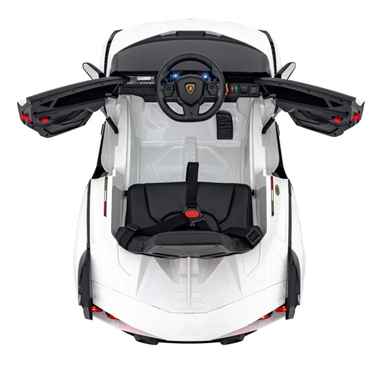 Lamborghini Sian Dječja Autosjedalica Na Baterije Bijela + Daljinski Upravljač + Eva + Spori Start 17