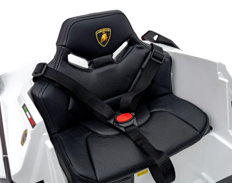 Lamborghini Sian Dječja Autosjedalica Na Baterije Bijela + Daljinski Upravljač + Eva + Spori Start 22