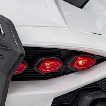 Lamborghini Sian Dječja Autosjedalica Na Baterije Bijela + Daljinski Upravljač + Eva + Spori Start 25