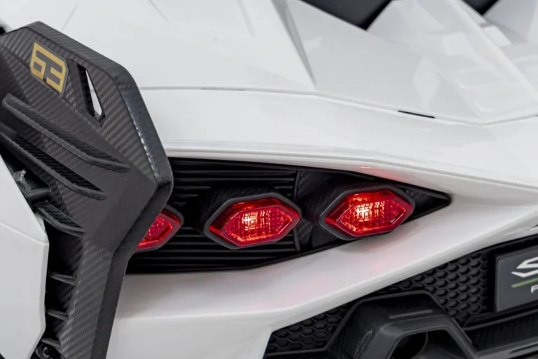 Lamborghini Sian Dječja Autosjedalica Na Baterije Bijela + Daljinski Upravljač + Eva + Spori Start 25
