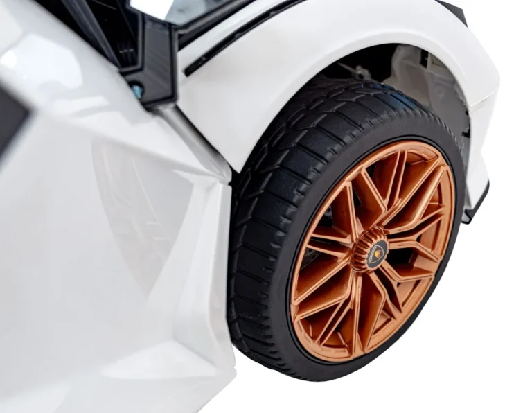 Lamborghini Sian Dječja Autosjedalica Na Baterije Bijela + Daljinski Upravljač + Eva + Spori Start 28