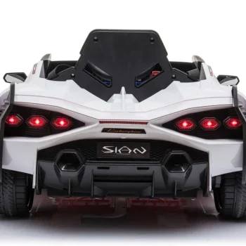 Lamborghini Sian Dječja Autosjedalica Na Baterije Bijela + Daljinski Upravljač + Eva + Spori Start 5