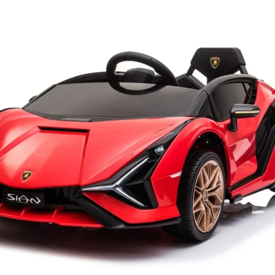 Lamborghini Sian Dječja Autosjedalica Na Baterije Crvena + Daljinski Upravljač + Eva + Spori Start 1