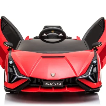 Lamborghini Sian Dječja Autosjedalica Na Baterije Crvena + Daljinski Upravljač + Eva + Spori Start 16