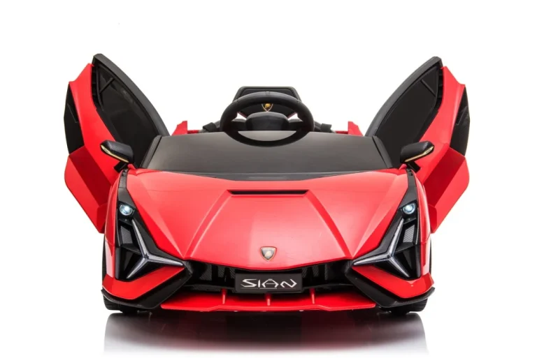Lamborghini Sian Dječja Autosjedalica Na Baterije Crvena + Daljinski Upravljač + Eva + Spori Start 16