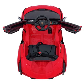 Lamborghini Sian Dječja Autosjedalica Na Baterije Crvena + Daljinski Upravljač + Eva + Spori Start 17