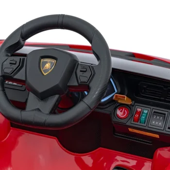 Lamborghini Sian Dječja Autosjedalica Na Baterije Crvena + Daljinski Upravljač + Eva + Spori Start 18