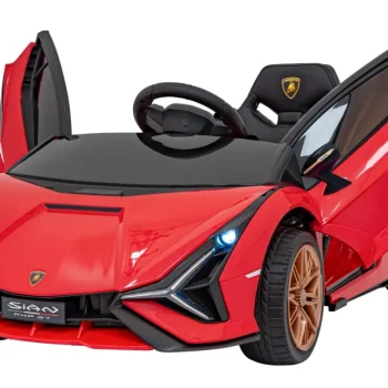Lamborghini Sian Dječja Autosjedalica Na Baterije Crvena + Daljinski Upravljač + Eva + Spori Start 2