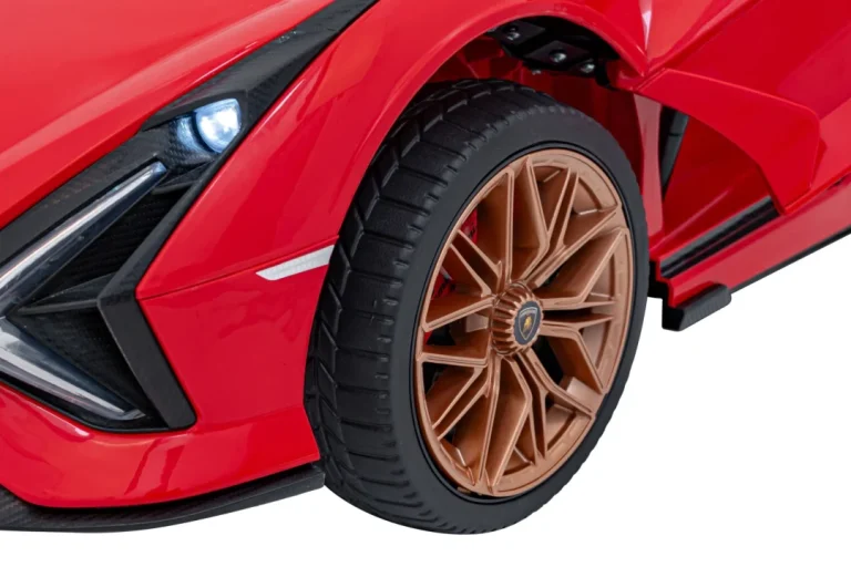 Lamborghini Sian Dječja Autosjedalica Na Baterije Crvena + Daljinski Upravljač + Eva + Spori Start 22