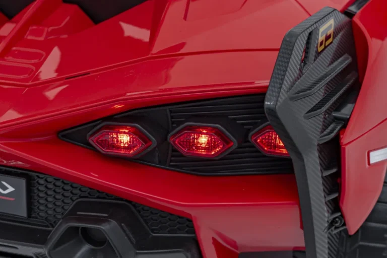 Lamborghini Sian Dječja Autosjedalica Na Baterije Crvena + Daljinski Upravljač + Eva + Spori Start 23