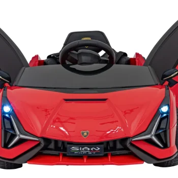 Lamborghini Sian Dječja Autosjedalica Na Baterije Crvena + Daljinski Upravljač + Eva + Spori Start 6