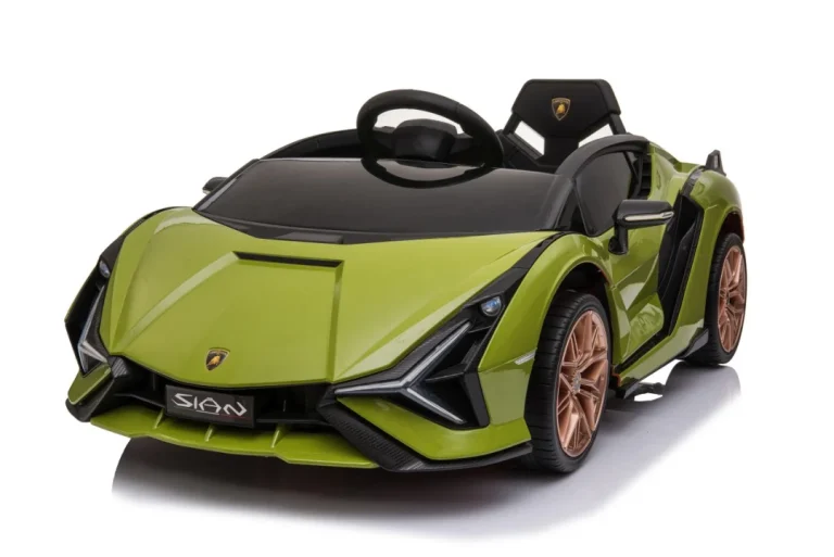 Lamborghini Sian Dječja Kolica Na Baterije, Zelena + Daljinski Upravljač + Eva + Spori Start 1
