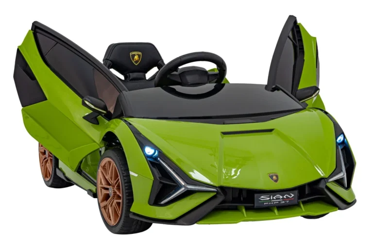 Lamborghini Sian Dječja Kolica Na Baterije, Zelena + Daljinski Upravljač + Eva + Spori Start 10