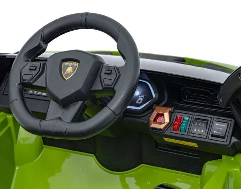 Lamborghini Sian Dječja Kolica Na Baterije, Zelena + Daljinski Upravljač + Eva + Spori Start 18