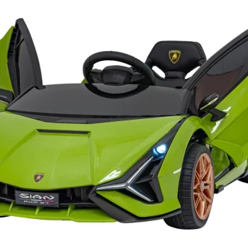 Lamborghini Sian Dječja Kolica Na Baterije, Zelena + Daljinski Upravljač + Eva + Spori Start 2