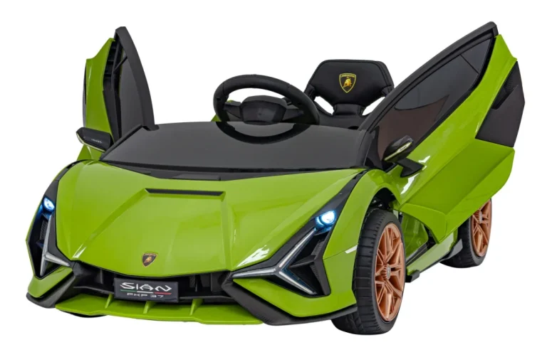 Lamborghini Sian Dječja Kolica Na Baterije, Zelena + Daljinski Upravljač + Eva + Spori Start 2