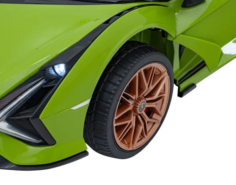 Lamborghini Sian Dječja Kolica Na Baterije, Zelena + Daljinski Upravljač + Eva + Spori Start 22