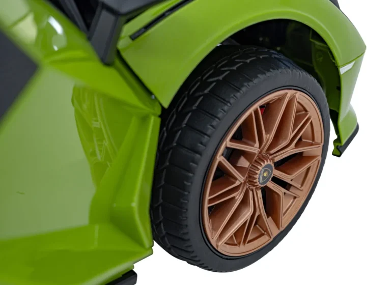 Lamborghini Sian Dječja Kolica Na Baterije, Zelena + Daljinski Upravljač + Eva + Spori Start 26