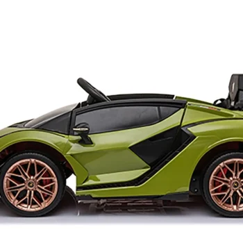 Lamborghini Sian Dječja Kolica Na Baterije, Zelena + Daljinski Upravljač + Eva + Spori Start 3