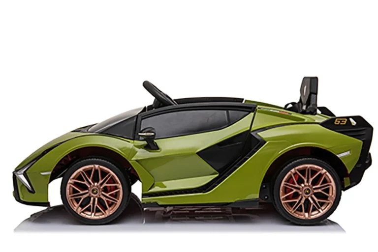 Lamborghini Sian Dječja Kolica Na Baterije, Zelena + Daljinski Upravljač + Eva + Spori Start 3