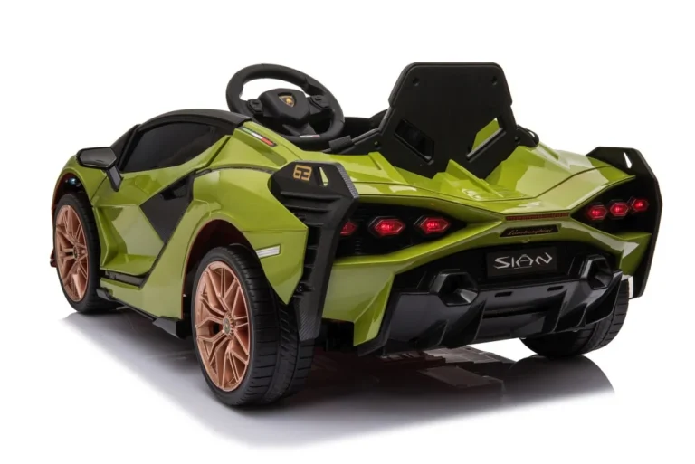 Lamborghini Sian Dječja Kolica Na Baterije, Zelena + Daljinski Upravljač + Eva + Spori Start 5