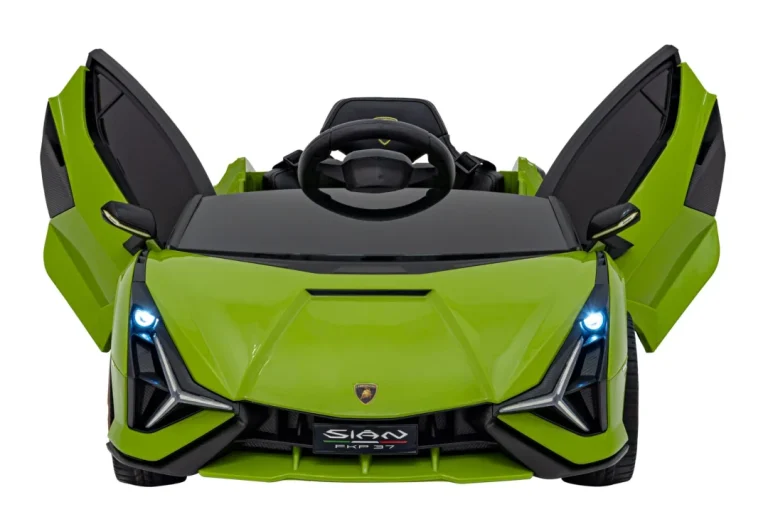 Lamborghini Sian Dječja Kolica Na Baterije, Zelena + Daljinski Upravljač + Eva + Spori Start 8