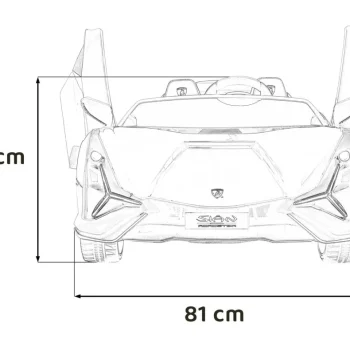 Lamborghini Sian Plavo Vozilo 2