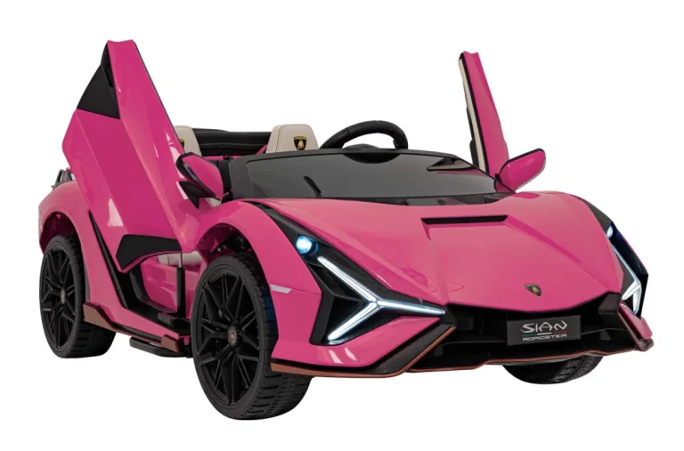 Lamborghini Sian Ružičasto Vozilo S Mjestom Za Roditelja 4