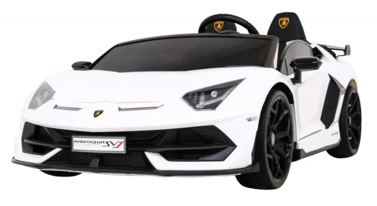 Lamborghini Svj Drift Za 2 Djece Bijela + Drift Funkcija + Daljinski Upravljač 1