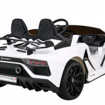 Lamborghini Svj Drift Za 2 Djece Bijela + Drift Funkcija + Daljinski Upravljač 11