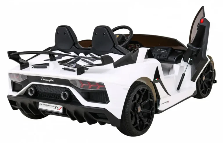 Lamborghini Svj Drift Za 2 Djece Bijela + Drift Funkcija + Daljinski Upravljač 11