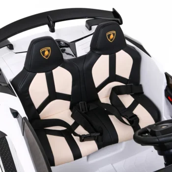 Lamborghini Svj Drift Za 2 Djece Bijela + Drift Funkcija + Daljinski Upravljač 13