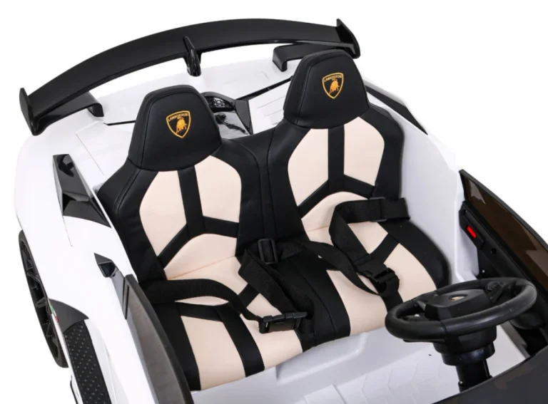 Lamborghini Svj Drift Za 2 Djece Bijela + Drift Funkcija + Daljinski Upravljač 13