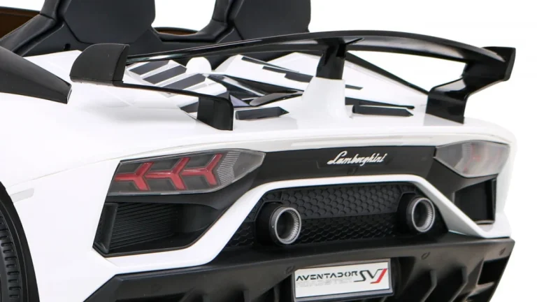 Lamborghini Svj Drift Za 2 Djece Bijela + Drift Funkcija + Daljinski Upravljač 14