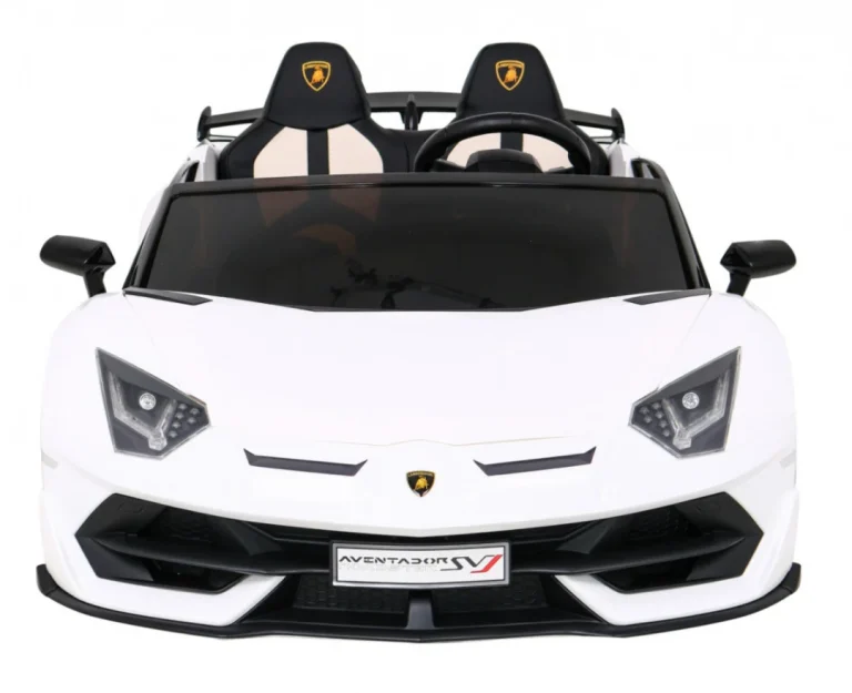 Lamborghini Svj Drift Za 2 Djece Bijela + Drift Funkcija + Daljinski Upravljač 3