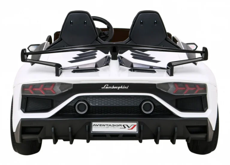 Lamborghini Svj Drift Za 2 Djece Bijela + Drift Funkcija + Daljinski Upravljač 6