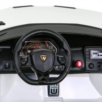 Lamborghini Svj Drift Za 2 Djece Bijela + Drift Funkcija + Daljinski Upravljač 8