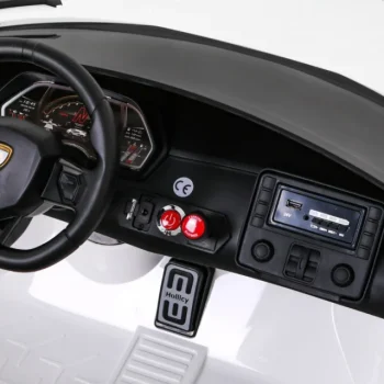 Lamborghini Svj Drift Za 2 Djece Bijela + Drift Funkcija + Daljinski Upravljač 9
