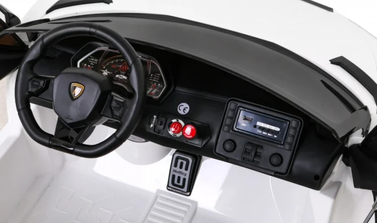 Lamborghini Svj Drift Za 2 Djece Bijela + Drift Funkcija + Daljinski Upravljač 9