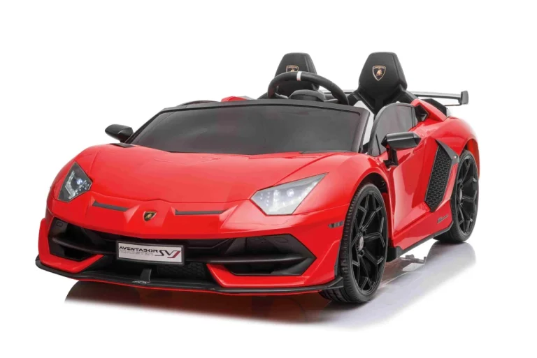 Lamborghini Svj Drift Za 2 Djece Crveni + Funkcija Driftanja + Daljinski Upravljač + Mp3, Crvena 1