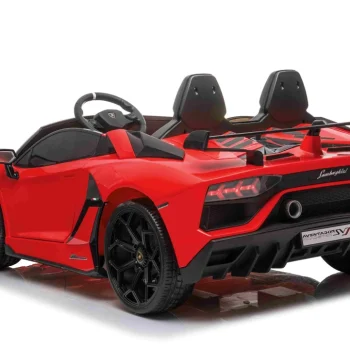 Lamborghini Svj Drift Za 2 Djece Crveni + Funkcija Driftanja + Daljinski Upravljač + Mp3, Crvena 3