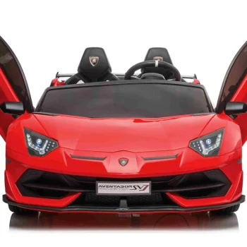 Lamborghini Svj Drift Za 2 Djece Crveni + Funkcija Driftanja + Daljinski Upravljač + Mp3, Crvena 4